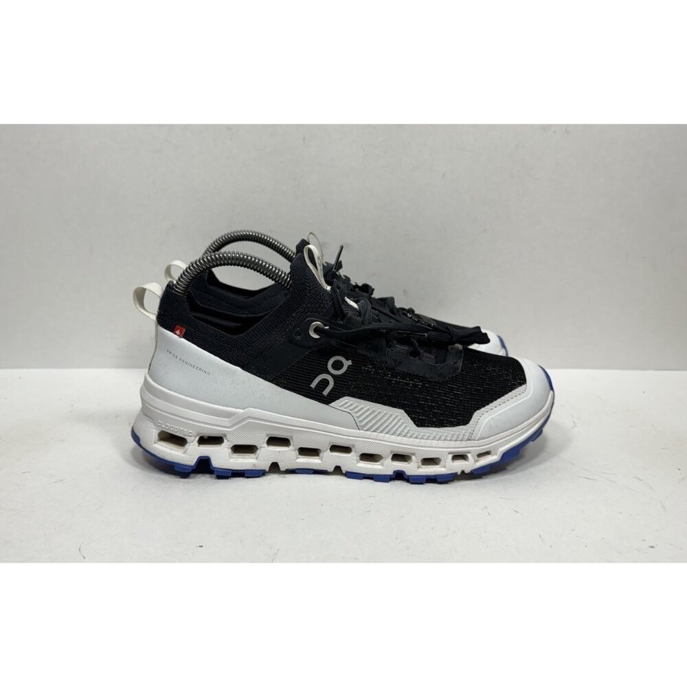 On Running Black and White Athletic Shoes